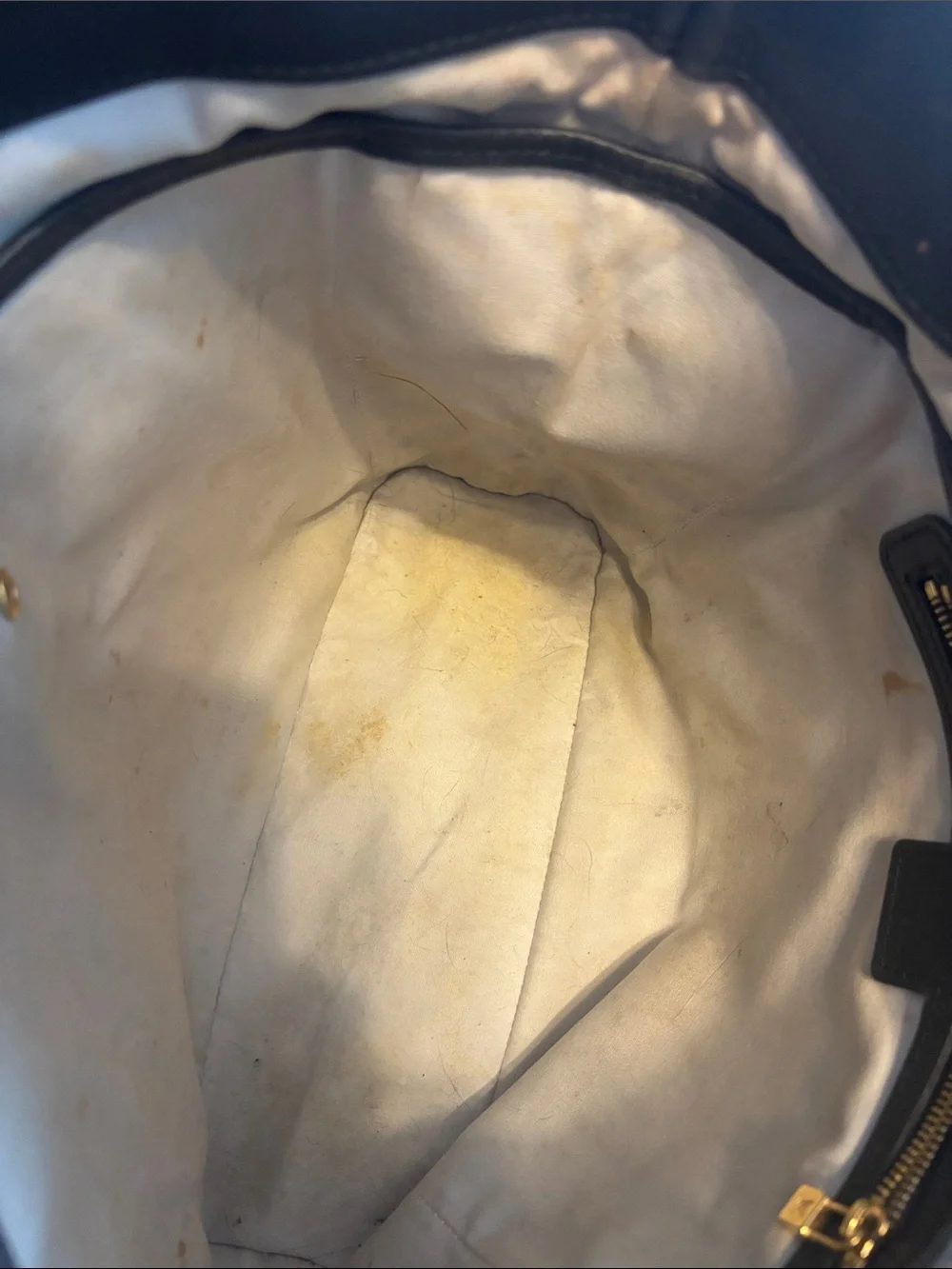 Louis Vuitton blue gray Monogram Canvas Tote Bag mini Lin Lucille